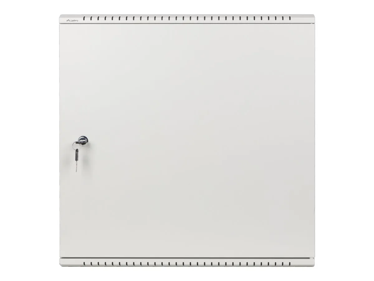 also-waf1-5203-06-00s LANBERG Rack Cabinet 19inch Wall-Mount 6U+3U/540×200 Low-profile Grey Assembled
