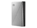 WD My Passport Ultra 4TB Silver USB-C/USB3.0 HDD 2.5inch Metal finish RTL portable extern