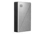 WD My Passport Ultra 4TB Silver USB-C/USB3.0 HDD 2.5inch Metal finish RTL portable extern