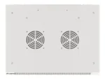 LANBERG Wall mount cabinet 19inch 6U 600×450 steel doors grey flat pack