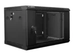 LANBERG WF01-6406-10B wall-mounted rack 19inch demounted flat pack 6U/600x450mm black