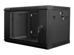 LANBERG WF01-6406-10B wall-mounted rack 19inch demounted flat pack 6U/600x450mm black