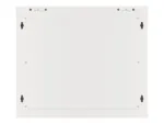 LANBERG Wall mount cabinet 19inch 9U 600×450 steel doors grey flat pack