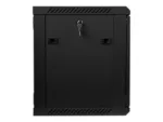 LANBERG WF01-6409-10B wall-mounted rack 19inch demounted flat pack 9U/650x450mm black