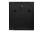 LANBERG WF01-6409-10B wall-mounted rack 19inch demounted flat pack 9U/650x450mm black