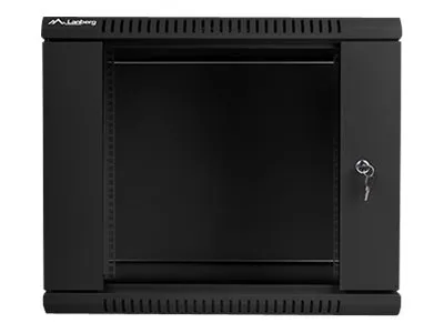 LANBERG WF01-6409-10B wall-mounted rack 19inch demounted flat pack 9U/650x450mm black