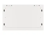 LANBERG Wall mount cabinet 19inch 12U 600×450 steel doors grey flat pack