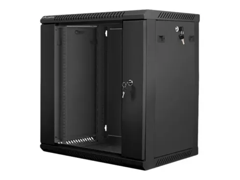 LANBERG WF01-6412-10B wall-mounted rack 19inch demounted flat pack 12U/600x450mm black