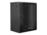 LANBERG WF01-6415-10B wall-mounted rack 19inch demounted flat pack 15U/600x450mm black