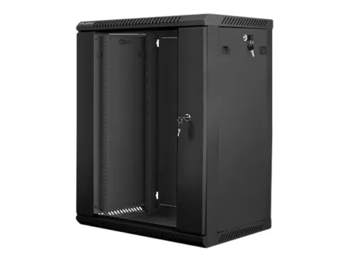 LANBERG WF01-6415-10B wall-mounted rack 19inch demounted flat pack 15U/600x450mm black
