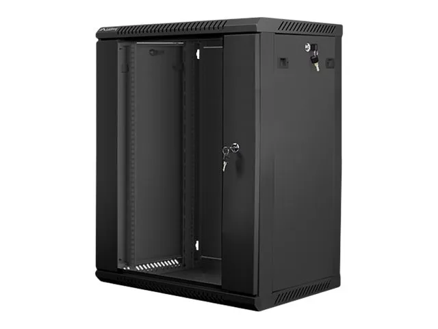 also-wf01-6415-10b LANBERG WF01-6415-10B wall-mounted rack 19inch demounted flat pack 15U/600x450mm black