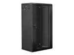 LANBERG WF01-6422-10B wall-mounted rack 19inch demounted flat pack 22U/600x450mm black