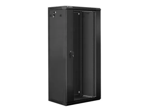 LANBERG WF01-6427-10B wall-mounted rack 19inch demounted flat pack 27U/600x450mm black