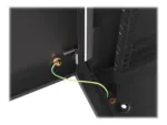 LANBERG Wall mount cabinet 19inch 6U 600×600 steel doors black flat pack