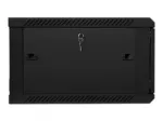 LANBERG WF01-6606-10B wall-mounted rack 19inch demounted flat pack 6U/600x600mm black