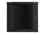 LANBERG WF01-6612-10B wall-mounted rack 19inch demounted flat pack 12U/600x600mm black