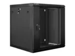 LANBERG WF01-6612-10B wall-mounted rack 19inch demounted flat pack 12U/600x600mm black