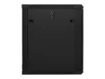 LANBERG WF01-6615-10B wall-mounted rack 19inch demounted flat pack 15U/600x600mm black