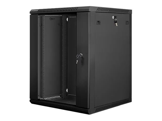 also-wf01-6615-10b LANBERG WF01-6615-10B wall-mounted rack 19inch demounted flat pack 15U/600x600mm black