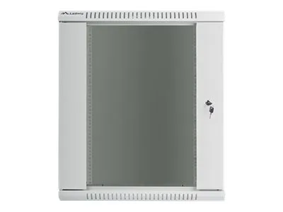 LANBERG WF01-6615-10S wall-mounted rack 19inch demounted flat pack 15U/600x600mm gray