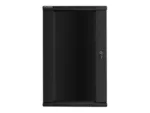 LANBERG WF01-6622-10B wall-mounted rack 19inch demounted flat pack 22U/600x600mm black