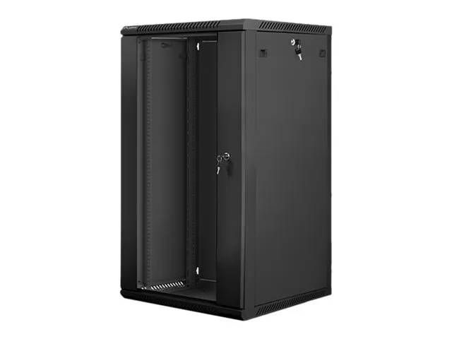 also-wf01-6622-10b LANBERG WF01-6622-10B wall-mounted rack 19inch demounted flat pack 22U/600x600mm black