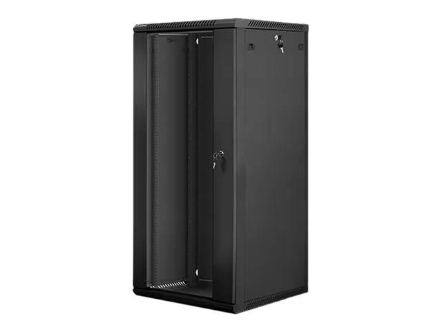 also-wf01-6627-10b LANBERG WF01-6627-10B wall-mounted rack 19inch demounted flat pack 27U/600x600mm black