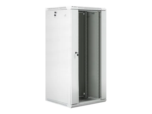 also-wf01-6627-10s LANBERG WF01-6627-10S wall-mounted rack 19inch demounted flat pack 27U/600x600mm gray