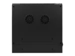LANBERG WF02-6606-10B wall-mounted double section rack 19inch flat pack 6U/600x600mm black