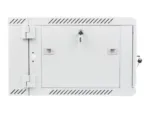 LANBERG WF02-6606-10S wall-mounted double section rack 19inch flat pack 6U/600x600mm grey