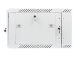 LANBERG WF02-6606-10S wall-mounted double section rack 19inch flat pack 6U/600x600mm grey