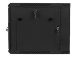 LANBERG WF02-6609-10B wall-mounted double section rack 19inch flat pack 9U/600x600mm black