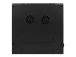 LANBERG WF02-6609-10B wall-mounted double section rack 19inch flat pack 9U/600x600mm black