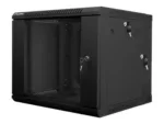 LANBERG WF02-6609-10B wall-mounted double section rack 19inch flat pack 9U/600x600mm black