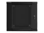 LANBERG WF02-6612-10B wall-mounted double section rack 19inch flat pack 12U/600x600mm black