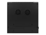 LANBERG WF02-6612-10B wall-mounted double section rack 19inch flat pack 12U/600x600mm black