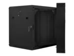 LANBERG WF02-6612-10B wall-mounted double section rack 19inch flat pack 12U/600x600mm black