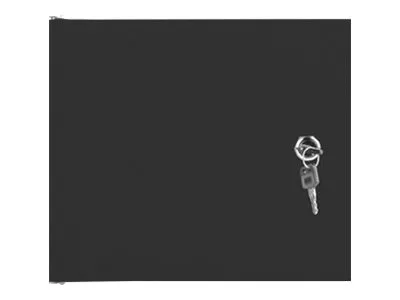 LANBERG Rack cabinet 10inch wall mount 4U 280×310 black with metal door flat pack