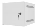 LANBERG Rack cabinet 10inch wall mount 4U 280×310 grey with metal door flat pack