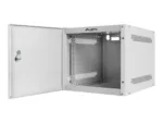 LANBERG Rack cabinet 10inch wall mount 4U 280×310 grey with metal door flat pack