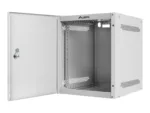LANBERG Rack cabinet 10inch wall mount 6U 280×310 grey with metal door flat pack