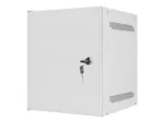 LANBERG Rack cabinet 10inch wall mount 6U 280×310 grey with metal door flat pack