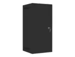 LANBERG Rack cabinet 10inch wall mount 12U 280×310 black with metal door flat pack
