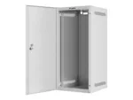 LANBERG Rack cabinet 10inch wall mount 12U 280×310 grey with metal door flat pack