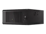 LANBERG 19inch wall-mounted rack 4U/570×600 demounted fast assembling flat pack black