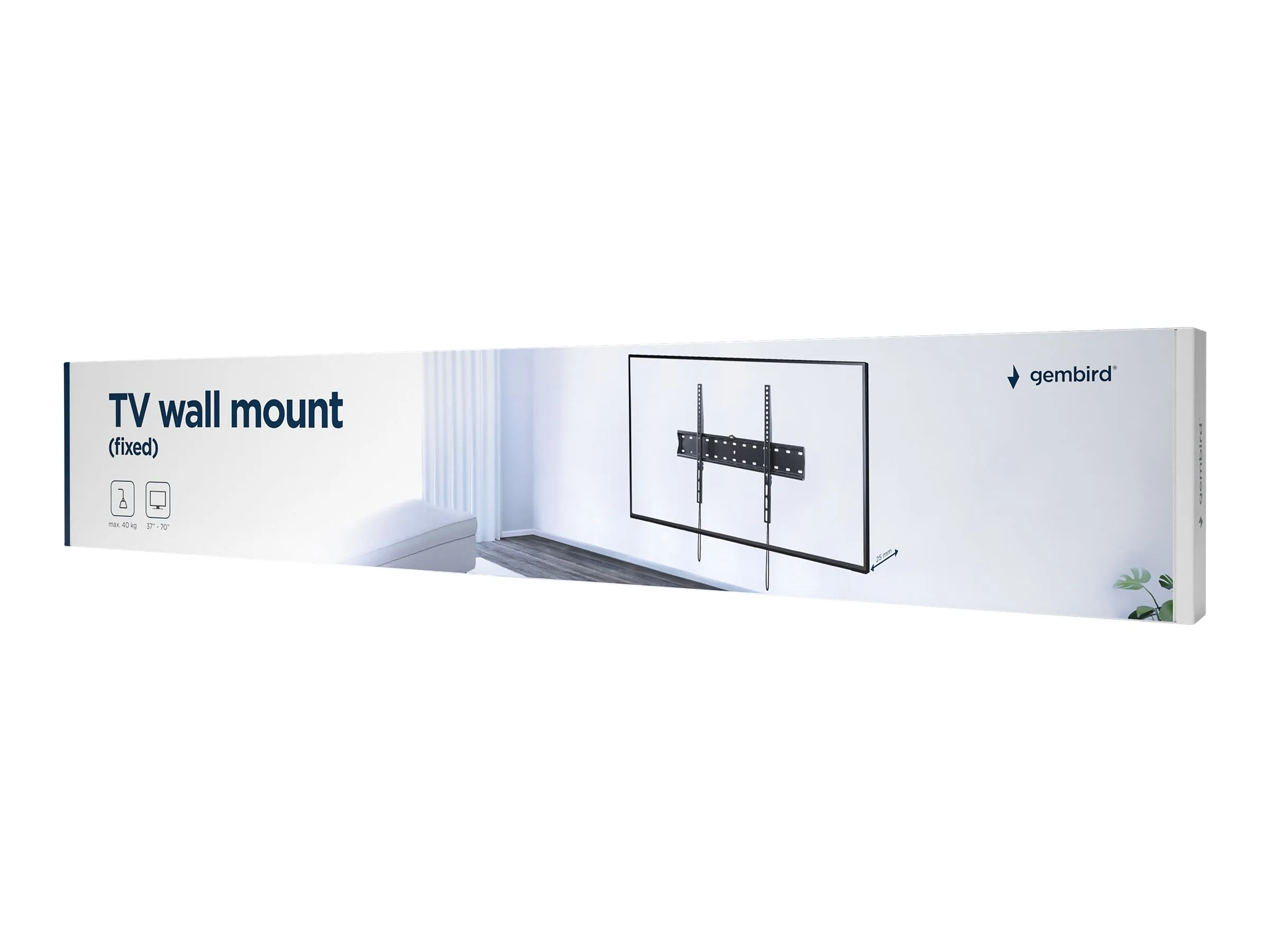 also-wm-70f-01 GEMBIRD WM-70F-01 TV wall mount fixed 37-70inch up to 40kg