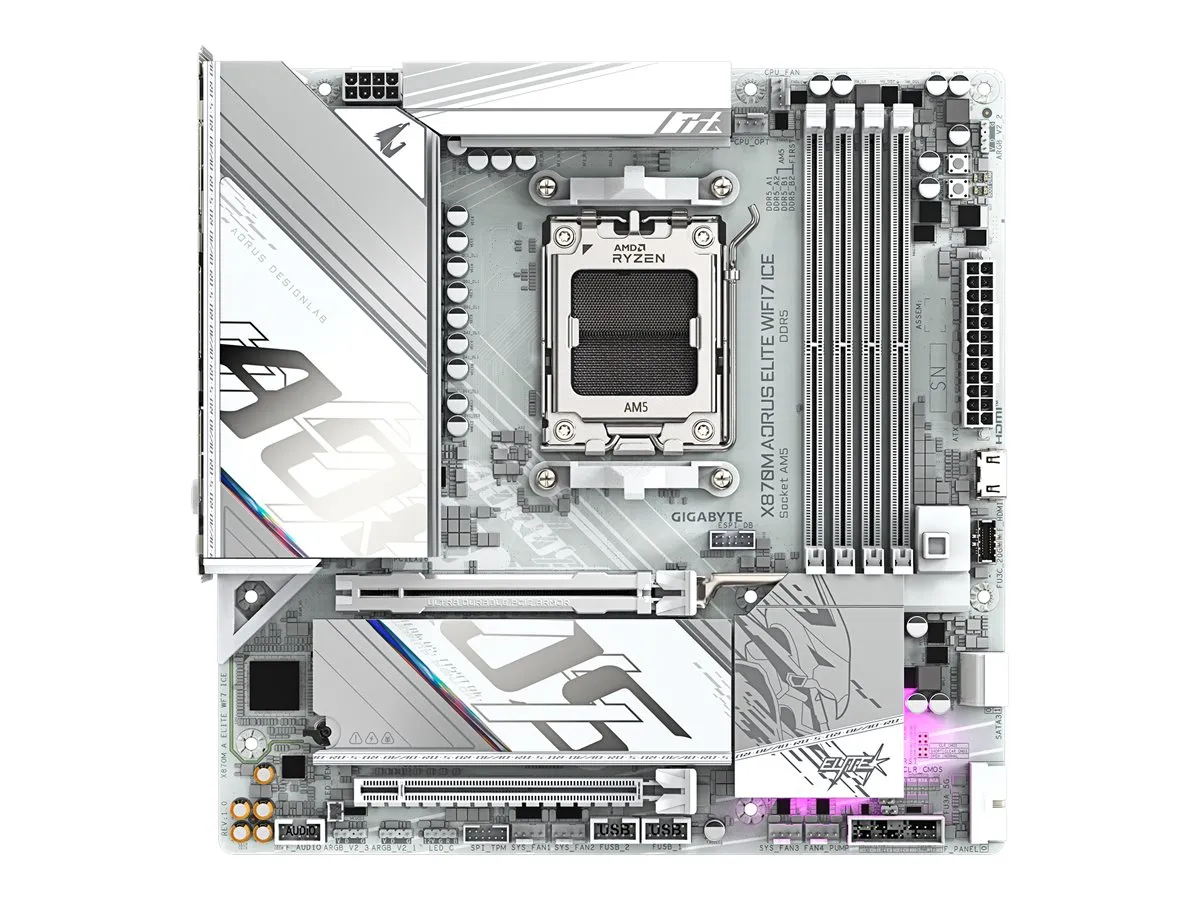 also-x870m-a-elite-wf7-ice GIGABYTE X870M A ELITE WF7 ICE AM5