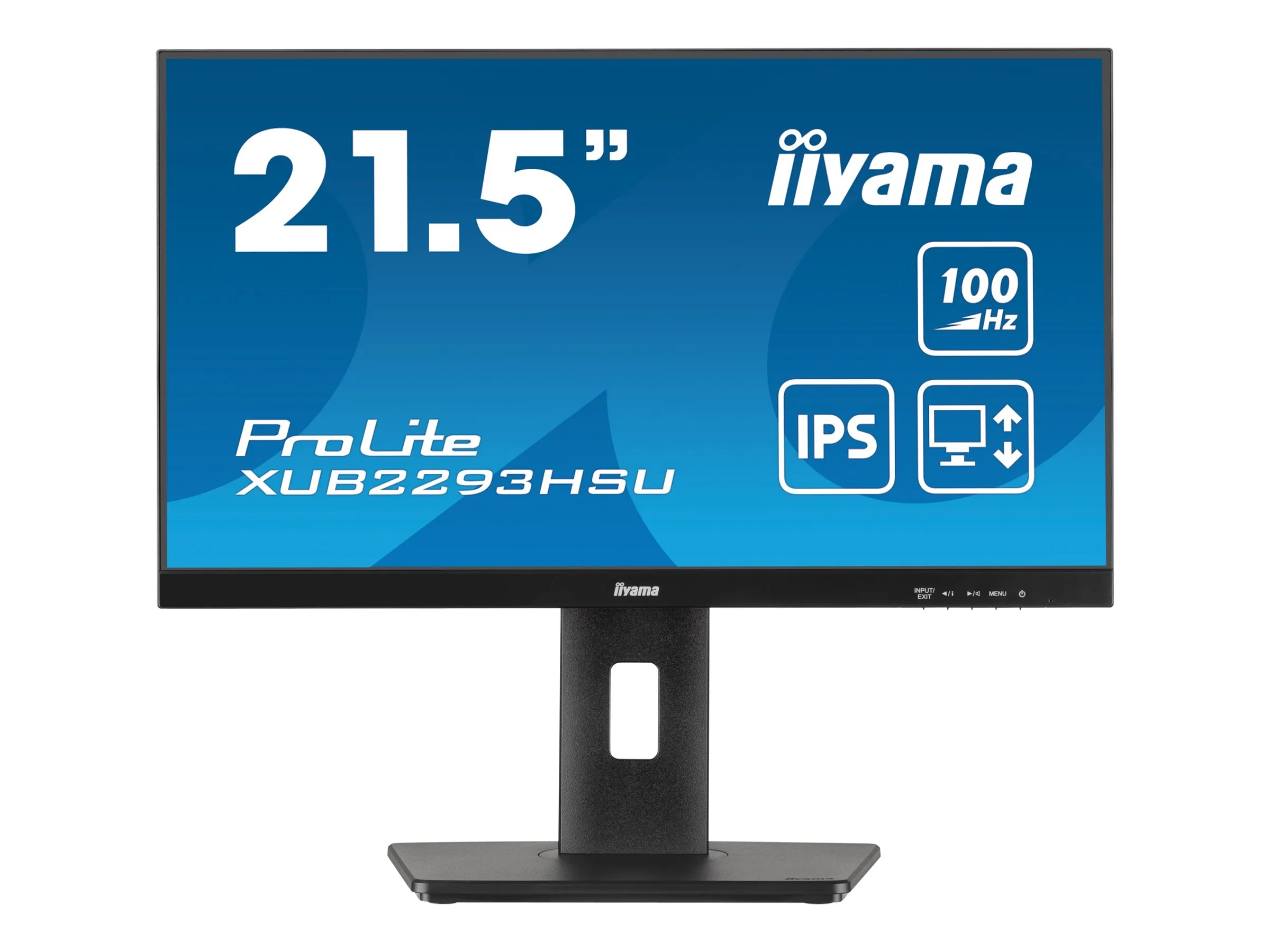 also-xub2293hsu-b7 IIYAMA XUB2293HSU-B7 21.5inch IPS FHD 100Hz 300cd/m2 1ms HDMI DP 2xUSB 2.0 Speakers 15cm Height Adj. Stand (P)