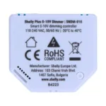 Shelly Plus 0-10V Light Dimmer, WiFi/Bluetooth