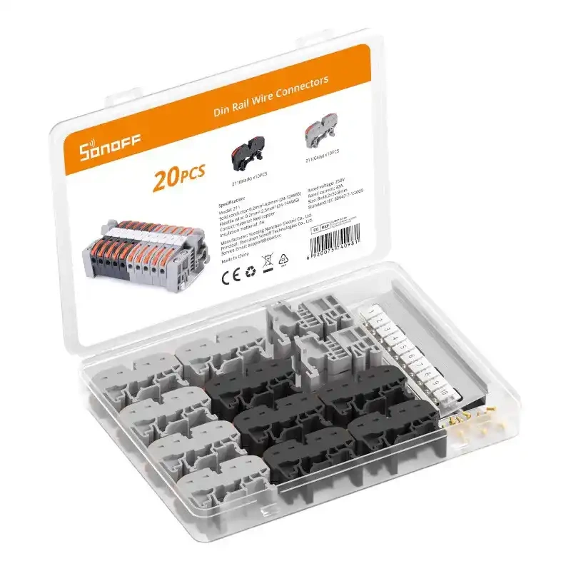 inp-211-din-rail-wire-connector-sonoff-0.webp DIN Rail wire connector Sonoff set (20 pcs)